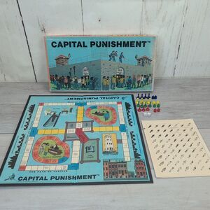 Capital Punishment Board Game 1981 Hammerhead Enterprises 99% Complete